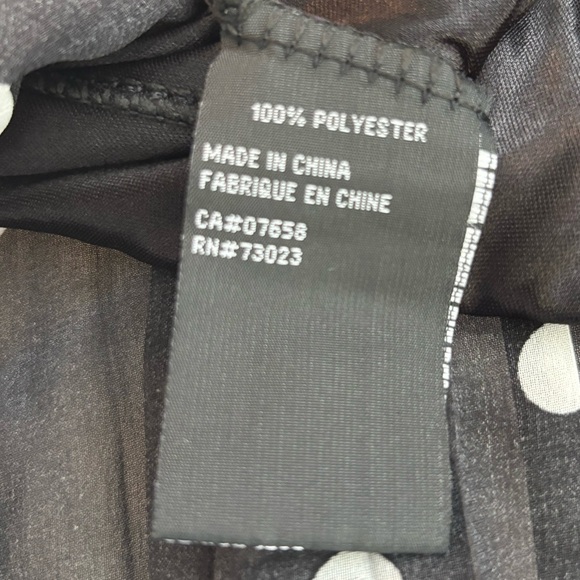 QED LONDON Black and White Polka Dot Midi Pleated Skirt - Picture 7 of 15